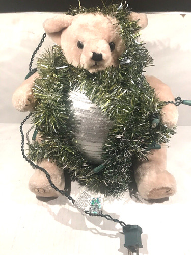 Christmas teddy bear half - teddy,