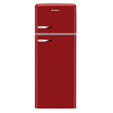 Amica FDR2213R - Red Fridge Freezer - 162L/44L - F Energy