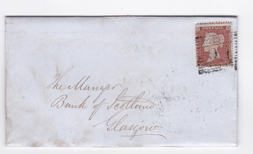 1854 fine penny - qv,