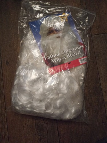 Father christmas wig - christmas, and