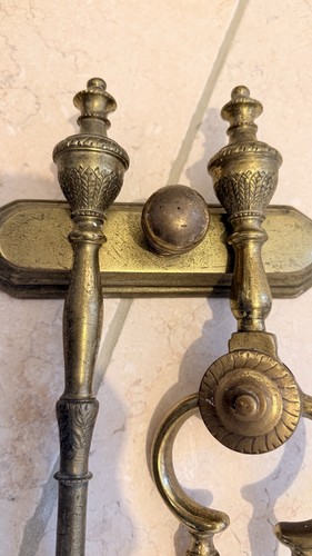 Vintage brass solid - vintage, heavy