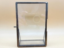 ANTIQUE METAL & GLASS PHOTO