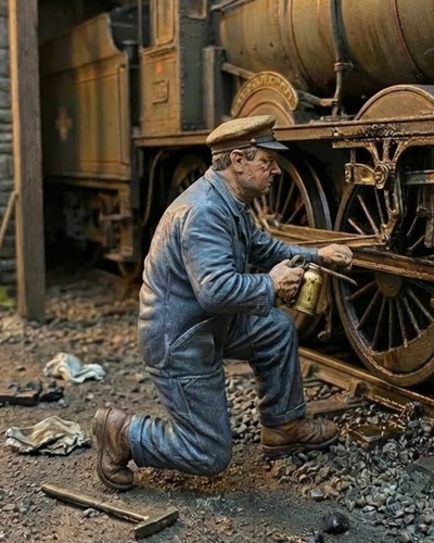 Model railway railroad train - railway,