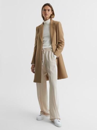 Reiss classic camel - camel, wool