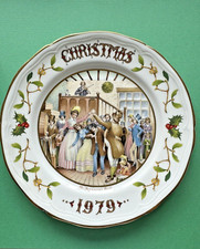 MR FEZZIWIG'S BALL Christmas 1979 Plate by Aynsley First of a Series of Four