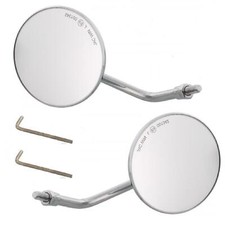 Mirror pair universal fits many vehicles chrome M8 right on both sides