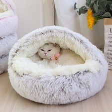 Igloo Cat Bed Warm Soft Plush