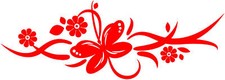 Butterfly & Flower Vinyl