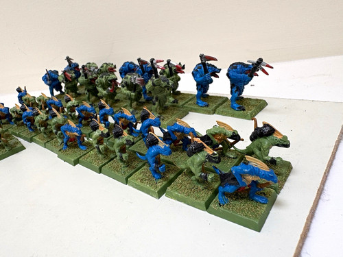 Warhammer lizardmen 14x saurus - lizardmen,