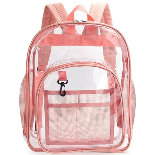 Clear backpack heavy duty - backpack, pvc