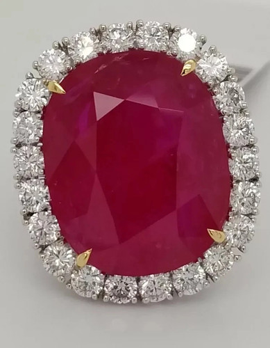 Cushion natural ruby - 11.80,