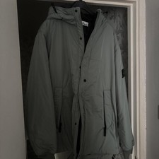   Mens Stone Island Soft Shell Primaloft Jacket Hooded Coat 3xl ptp 26 inches 