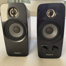 Creative Inspire T10 Stereo Multimedia Desktop Speakers Black Wired Pair