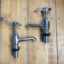 Chrome Basin Taps (Hot & Cold - Traditional 1928)