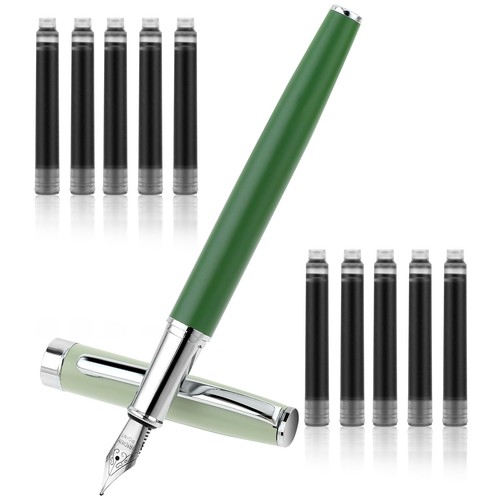 Contemporary green fine nib - contemporary,