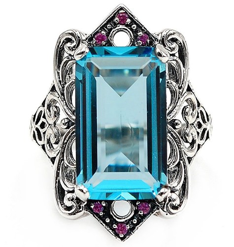 12ct aquamarine 925 - 12ct, solid