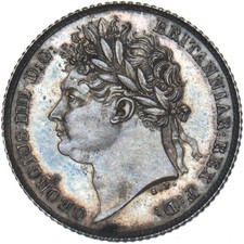 1825 Sixpence - George IV