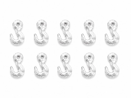 10x metallic silver - silver, tow