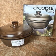 Vintage Arcopal Fume Brown