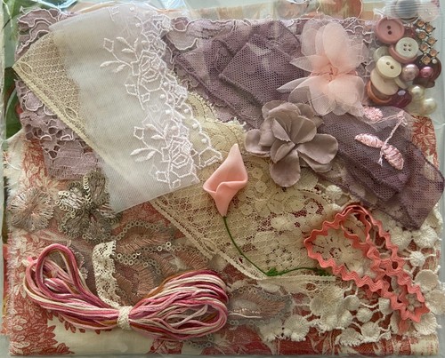 Slow stitch pink cream - pink, &