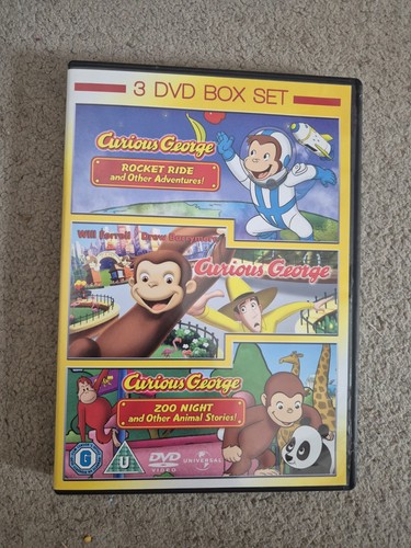 Curious george dvd - 3x, boxset