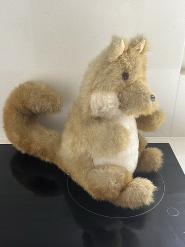 Vintage plush weighted fox - weighted,