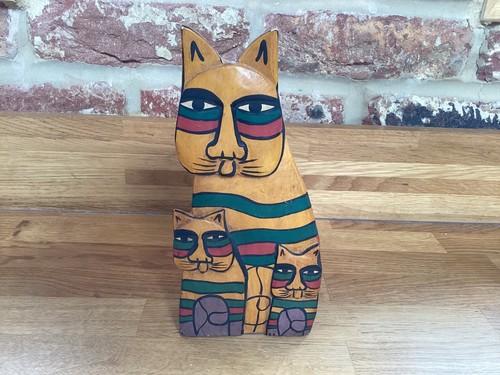 Laurel burch striped cat - laurel,