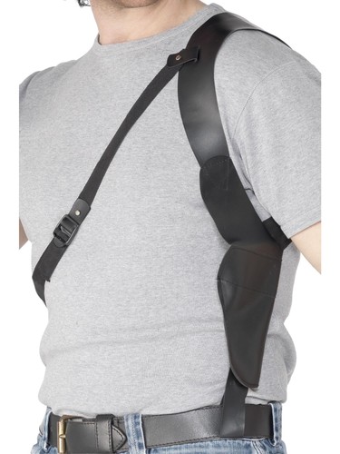 Leather look shoulder - leather,