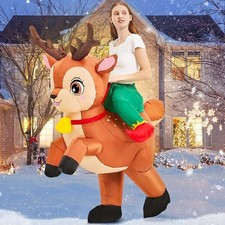 Adults Inflatable Costume Funny Christmas Halloween Fancy Dress Party One Size