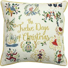 12 Days Of Christmas Cushion Covers By Furn 50cm X  50cm