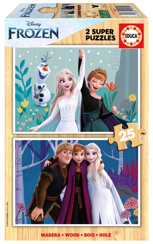 Educa frozen wooden puzzles - frozen,