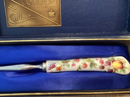 Coalport pickle fork - coalport,