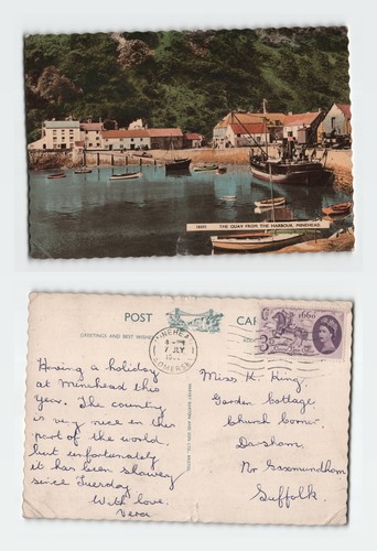 Vintage postcard the quay from - the,