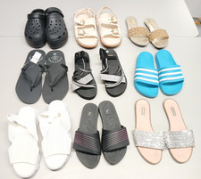 MEN & WOMEN'S SLIDERS TOEPOST SHOES BUNDLE x 9 various sizes