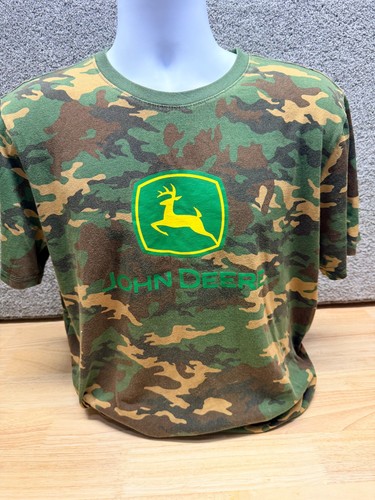 John deere green camo shirt - john, t
