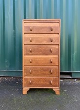 Vintage Art Deco Golden Oak