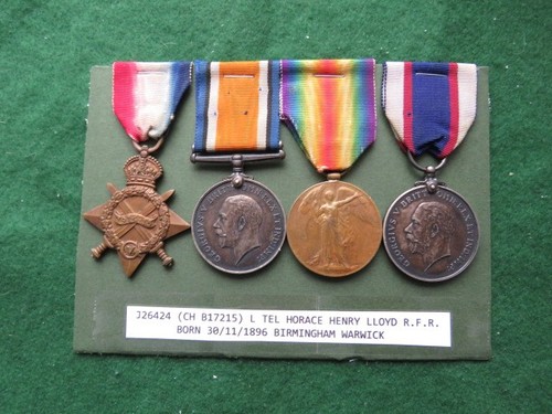 Ww1 medal trio gc - medal,