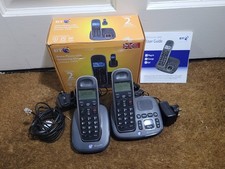 Bt Concerto 1400 Home Phones With Answering Machine 2 Handsets Twin