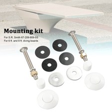 White Diving Board Mount kit