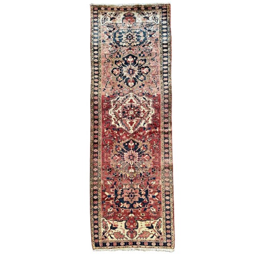 Vintage heriz runner hand - vintage,