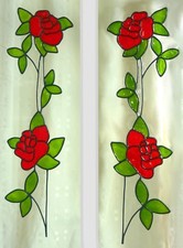 Roses Window Cling Stickers