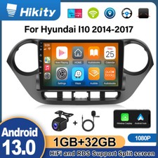 For Hyundai i10 2013-2017 Wireless CarPlay Android 13 Car Radio Stereo GPS NAVI