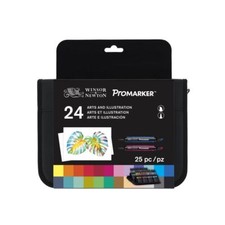 Winsor & Newton Promarker Arts & Illustration Wallet Set 24
