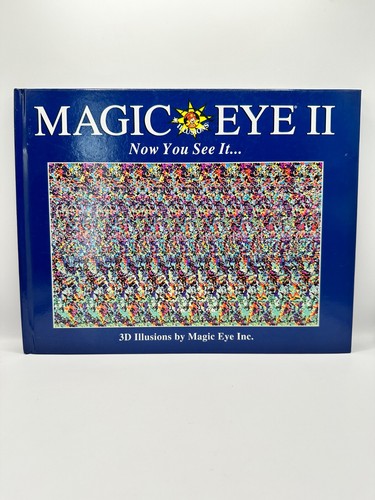 Magic eye illusions - eye, book