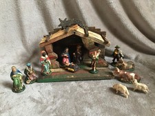 Vintage Italian Nativity Set