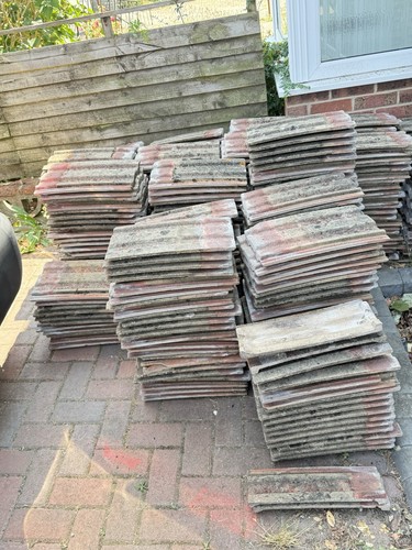 Roof tiles bundle hundreds - tiles,