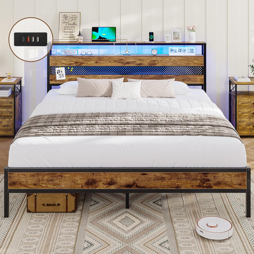 4ft6 double bed frame - double,