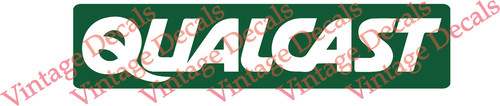 Qualcast decal - qualcast,