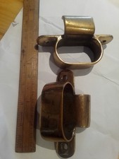 PAIR RARE Closed FairleadSBronze Traditional Boat Yacht Deck Fitting