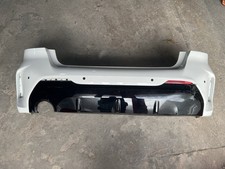 BMW 1 SERIES 2019-2023 REAR BUMPER M SPORT WHITE COLOR 300 F40 LCI GENUINE